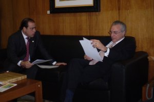 2009 - Audiência com presidente da Câmara Michel Temer